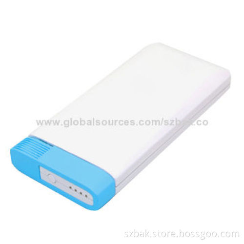 UP-519 Power Bank, Li-ion Polymer Battery, 5,000mAh Capacity, Sized 125*58*15.6mm with Good Quality